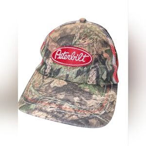 Peterbilt Camouflage American Flag Trucker Hat